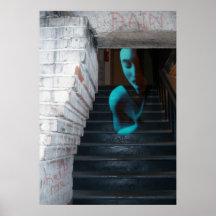 Fantôme de douleur - autoportrait affiches
