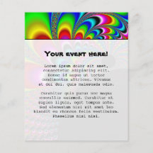 Fanyc - Mandelbrot Fraktal-Kunst Bedruckte Flyer