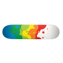 Farbchemische Reaktionen Personalisiertes Skateboarddeck