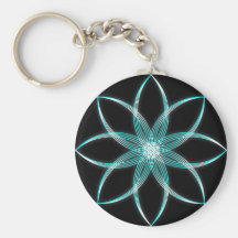 Farbiges Lotus Schlüsselanhänger