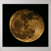 Fast Vollmond-Plakat