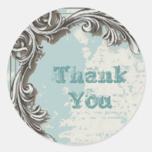 Faveur florale de mariage de plage de ShabbyChic H Autocollant