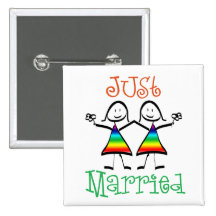 Faveurs lesbiennes de mariage badges