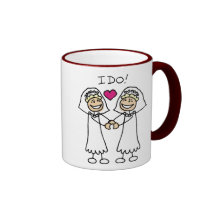 Faveurs lesbiennes de mariage tasse