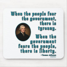 Fear and Government Mouse Pads