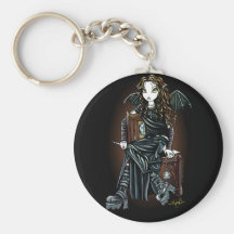 Fée gothique Keychain de fille d'école "de temps d Porte-clé