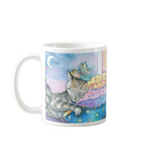 Feenhafter Katzen-Becher durch Molly Harrison