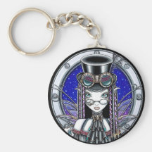 Féerie punk Keychain de vapeur de "Victoria" Porte-clé