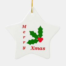 Feiern Sie frohen Weihnachten! Ornamente