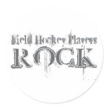 Feld-Hockey-Spieler-Felsen
