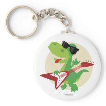 Felsen an! Dinosaurier Keychain