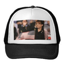 Fernlastfahrer Sarahs Palin Kappe