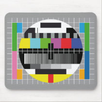 Fernsehtestschirm mauspads