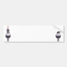 Fernsehturm (Fernsehturm), Berlin, Rot (tv14) Autosticker
