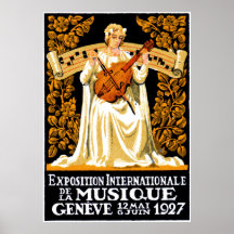 Festival de musique de l'International 1927 Posters