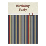 Fête d'anniversaire de boucle de rouille et de ray invitations