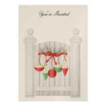 Fête de Noël de vacances d'invitation