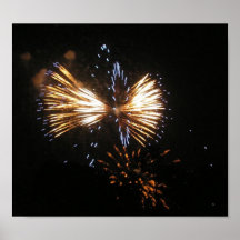 Feuerwerks-Plakat