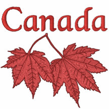 Feuille canadien d'érable vestes brodées
