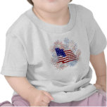 Feux d'artifice de drapeau américain de KRW patrio T-shirt