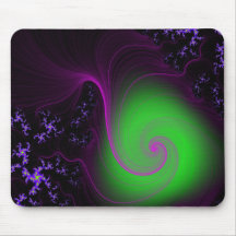 Fibres de fractale tapis de souris