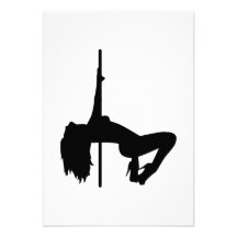 Fille de strip-tease faire-parts