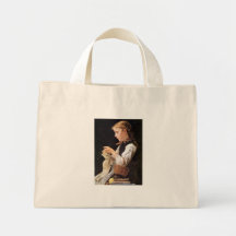 Fille de tricot de Strickendes Mädchen Sacs