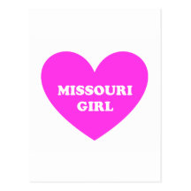 Fille du Missouri Cartes Postales