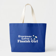 Fille finlandaise sacs fourre-tout