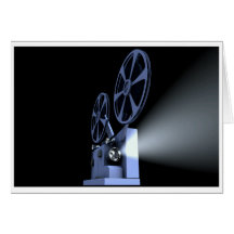 Film-Projektor-leere Karte