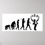 Finanzberaterbanker-InvestitionsMaklergang Posterdruck