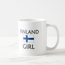 FINNLAND-MÄDCHEN TEE TASSEN