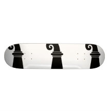 Flagge Basels, die Schweiz Skateboard Deck