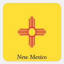 Flagge des New Mexiko Sticker