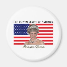 Flagge Prinzessin-Diana USA Magnete
