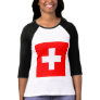 Flagge von der Schweiz t-shirts