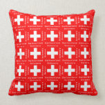 Flagge von die Schweiz-Schweizer patriotisch Kissen