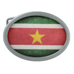 Flagge von Surinam Gürtelschnalle