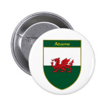 Flaggen-Schild Adams Waliser buttons