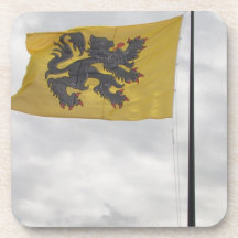 Flämische Flagge Cocktail Untersetzer