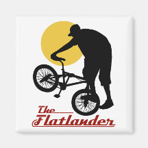 Flatlander BMX Magnets Pour Réfrigérateur