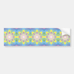 Fleur abstraite lumineuse de couleurs adhésif pour voiture