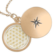 FLEUR DE LA VIE - or Pendentifs