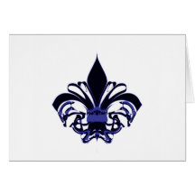 Fleur De Lis 8 Karte