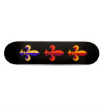 Fleur-De-lis Planches À Roulettes Customisées