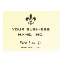 Fleur De Lis - Stripey Modèles De Cartes De Visite