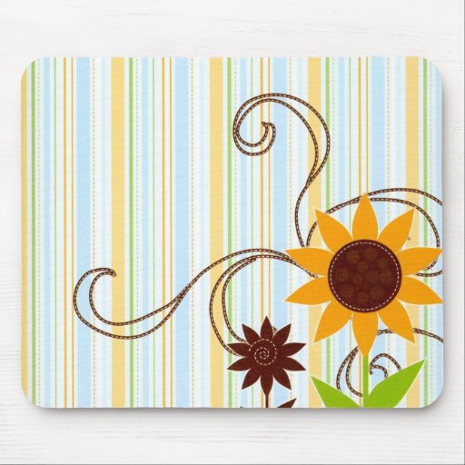 Fleur de Sun Tapis De Souris
