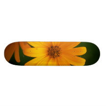 Fleur jaune plateau de skate