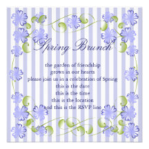 Fleurs de bigorneau d'aquarelle cartons d'invitation personnalisés
