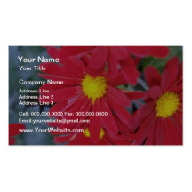 Fleurs de fleurs cartes de visite professionnelles
